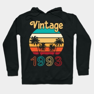 Summer Vintage 1993 Happy Birthday 27 Years Old To Me You Mommy Daddy Brother Sister Cousin Hoodie